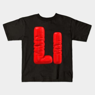 Capital & Simple "L" Letter My Favorite Kids T-Shirt